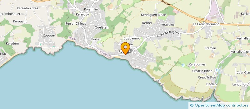 localisation de l'entreprise SCI SALAUN CM  LOCMARIA-PLOUZANE