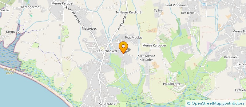 localisation de l'entreprise SCI SALAUN DUMAS  FOUESNANT