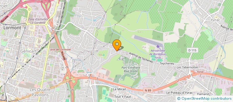 localisation de l'entreprise SCI SALAUR  ARTIGUES-PRES-BORDEAUX