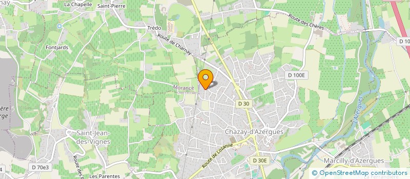 localisation de l'entreprise SCI SALAZIE  CHAZAY-D'AZERGUES