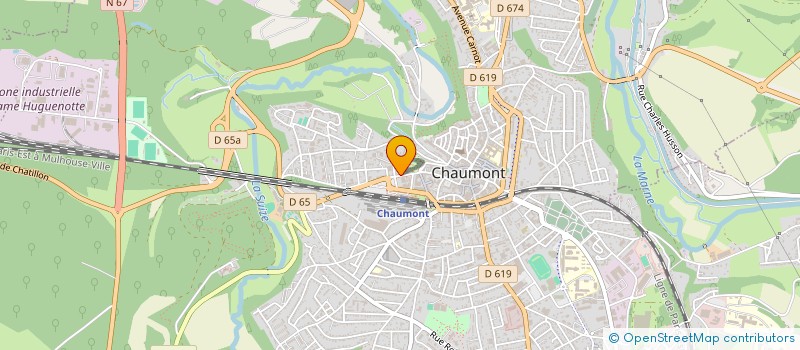 localisation de l'entreprise SCI SALBUR à CHAUMONT