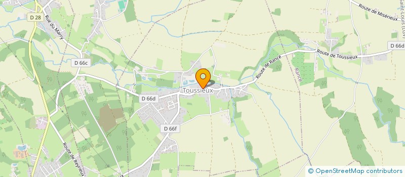 localisation de l'entreprise SCI SALCEDO  TOUSSIEUX