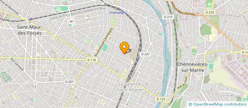 localisation de l'entreprise SCI SALDANHA à SAINT-MAUR-DES-FOSSES