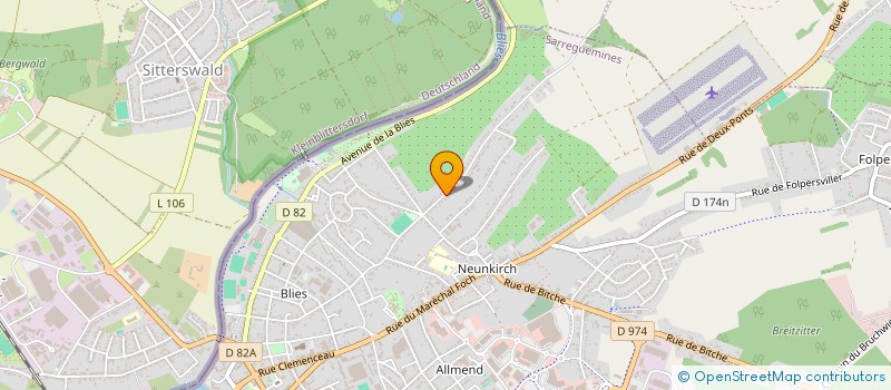 localisation de l'entreprise SCI SALEA à SARREGUEMINES
