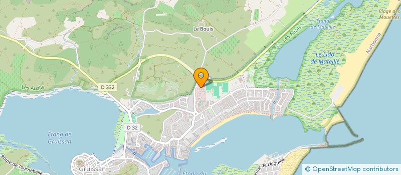 localisation de l'entreprise SCI SALEAC  GRUISSAN