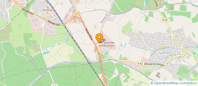 localisation de l'entreprise SCI SALEILLES  SALEILLES
