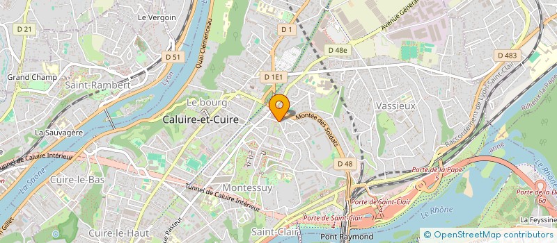 localisation de l'entreprise SCI SALEJE  CALUIRE-ET-CUIRE