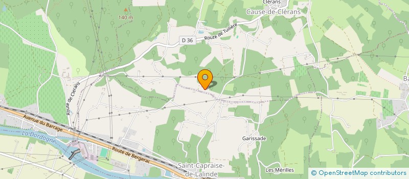 localisation de l'entreprise SCI SALEM  SAINT-CAPRAISE-DE-LALINDE