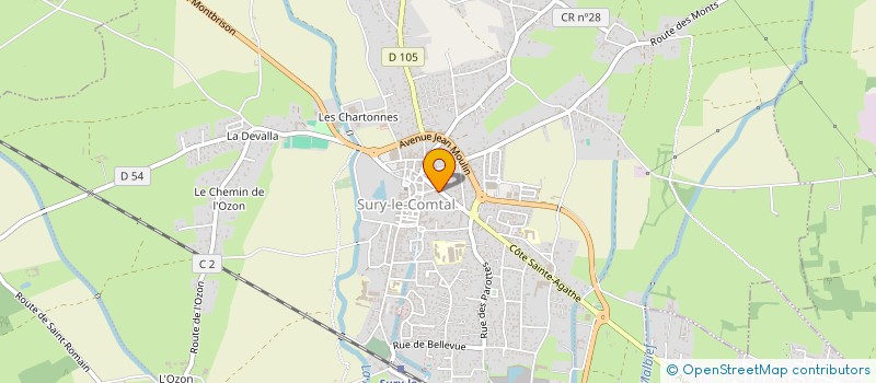 localisation de l'entreprise SCI SALEM-BENALI  SURY-LE-COMTAL