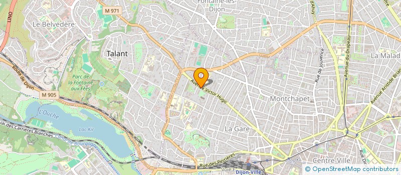 localisation de l'entreprise SCI SALENA à DIJON