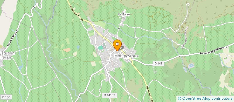 localisation de l'entreprise SCI SALENE  MONTPEYROUX