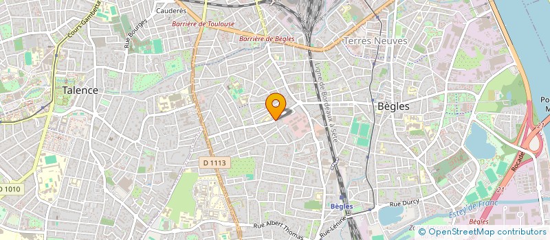 localisation de l'entreprise SCI SALENGRO à BEGLES