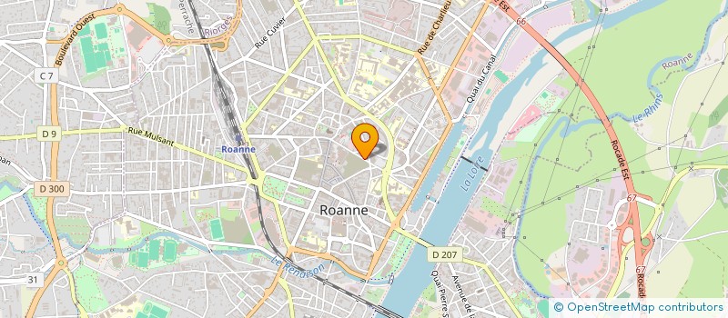 localisation de l'entreprise SCI SALENGRO  ROANNE