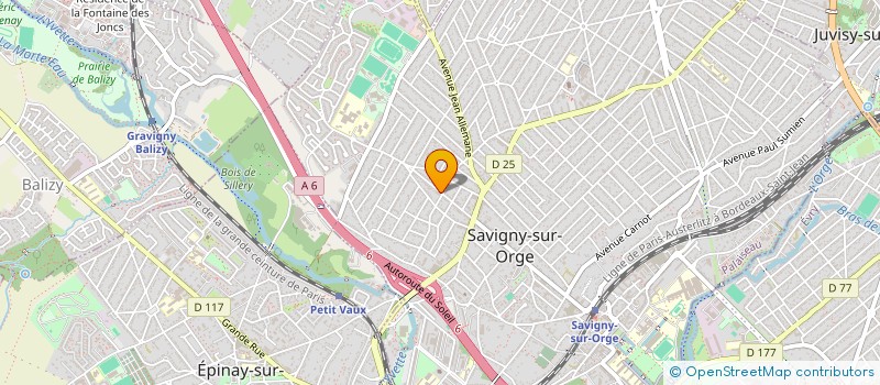 localisation de l'entreprise SCI SALENGRO à SAVIGNY-SUR-ORGE