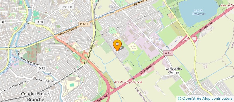 localisation de l'entreprise SCI SALENGRO  TETEGHEM-COUDEKERQUE-VILLAGE