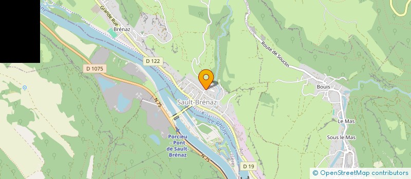 localisation de l'entreprise SCI SALENGRO BRILLATE  SAULT-BRENAZ