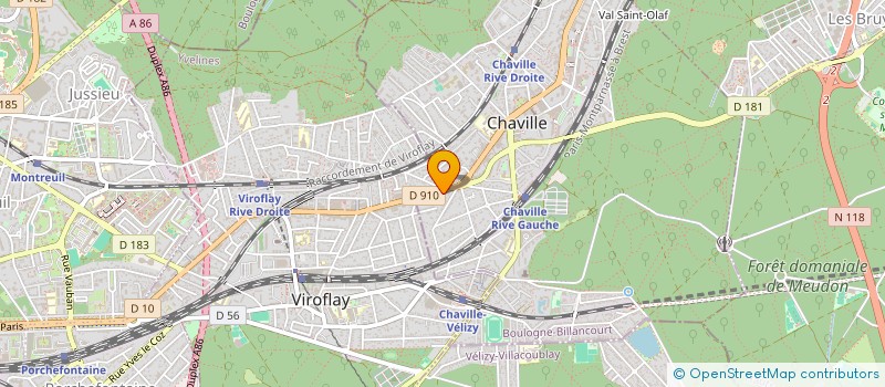 localisation de l'entreprise SCI SALENGRO CHAVILLE à CHAVILLE