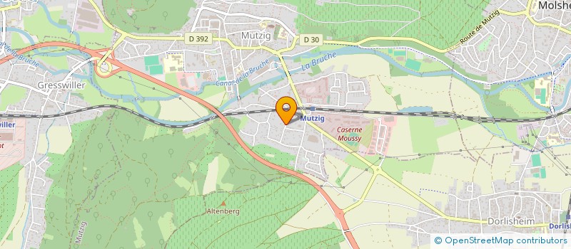 localisation de l'entreprise SCI SALENTOR  MUTZIG