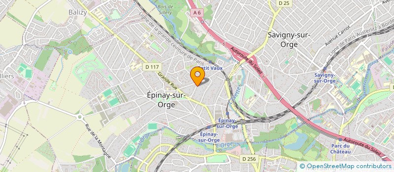 localisation de l'entreprise SCI SALES-SAVE  EPINAY-SUR-ORGE