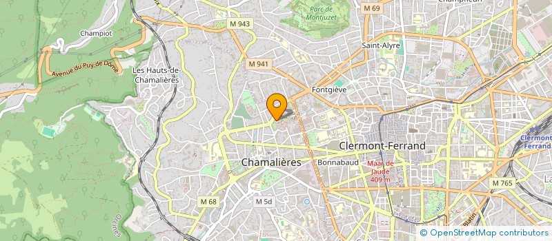 localisation de l'entreprise SCI SALESSE  CHAMALIERES