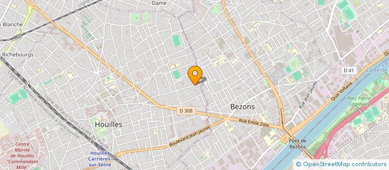 localisation de l'entreprise SCI SALET IDF  HOUILLES