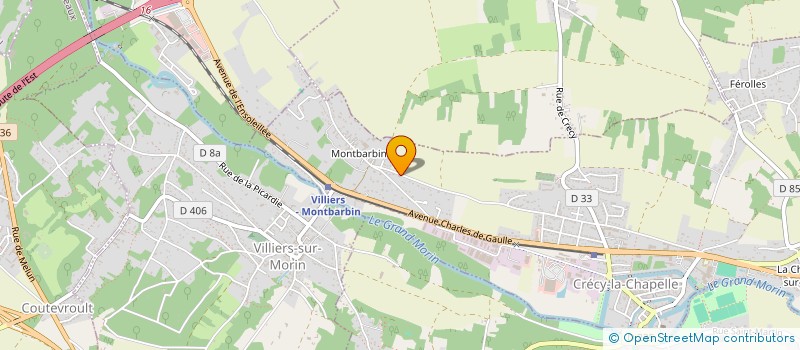 localisation de l'entreprise SCI SALETO  CRECY-LA-CHAPELLE