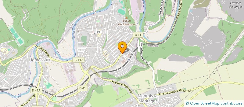 localisation de l'entreprise SCI SALEX  JUF