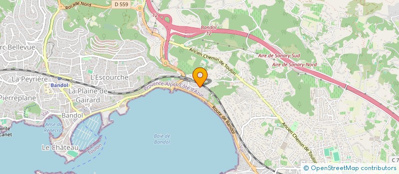 localisation de l'entreprise SCI SALFANY à SANARY SUR MER