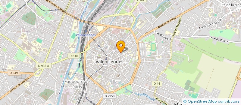 localisation de l'entreprise SCI SALGEMANO  VALENCIENNES