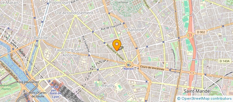 localisation de l'entreprise SCI SALGORIM  PARIS