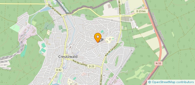 localisation de l'entreprise SCI SALGUEIRO FILLE ET PERE  CREUTZWALD