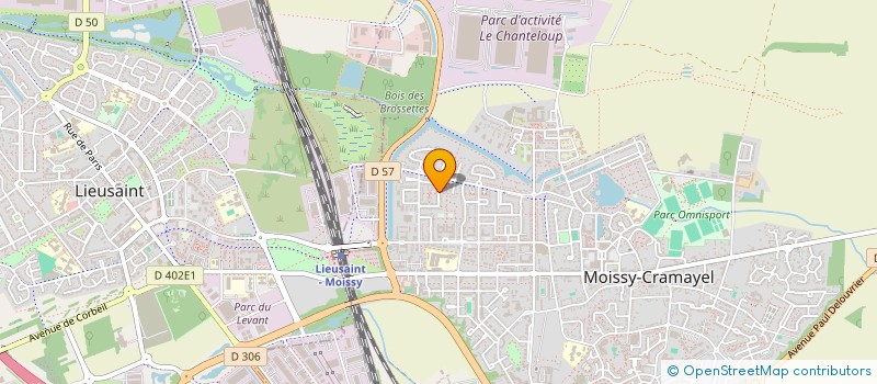 localisation de l'entreprise SCI SALHI MYMOSA JISHE  MOISSY-CRAMAYEL