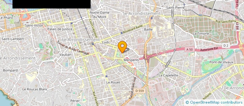localisation de l'entreprise SCI SALICETI à MARSEILLE