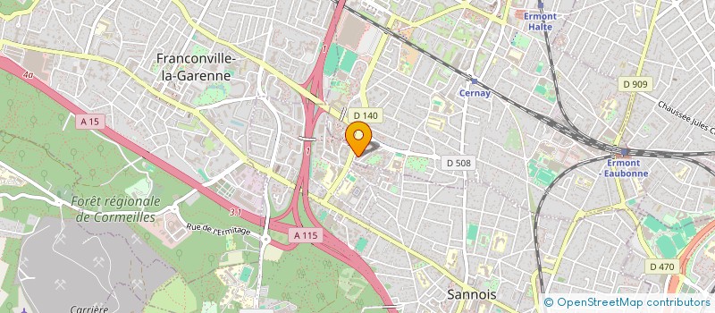 localisation de l'entreprise SCI SALICHON THIERRY  ERMONT