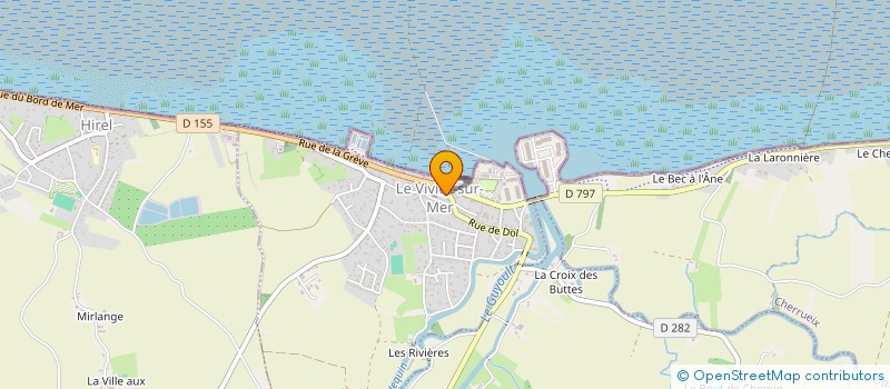 localisation de l'entreprise SCI SALICORNE VIVARAISE  LE VIVIER-SUR-MER