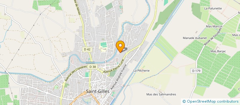 localisation de l'entreprise SCI SALIERS  PARADOU