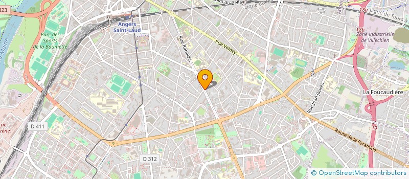 localisation de l'entreprise SCI SALIGNAC DE LA MOTHE à ANGERS
