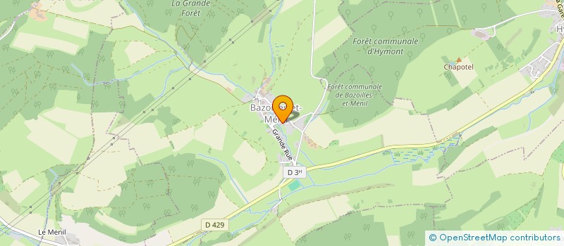 localisation de l'entreprise SCI SALIGNON INVEST  BAZOILLES-ET-MENIL