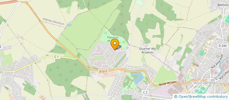 localisation de l'entreprise SCI SALINAS & FILS  CHARVIEU-CHAVAGNEUX