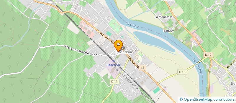 localisation de l'entreprise SCI SALINE  PODENSAC