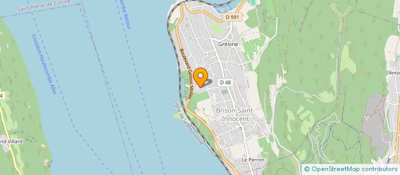 localisation de l'entreprise SCI SALINE  BRISON-SAINT-INNOCENT