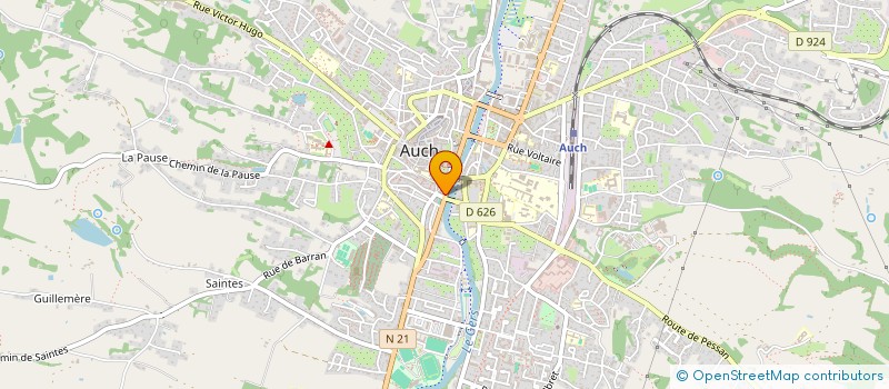 localisation de l'entreprise SCI SALINIS à AUCH