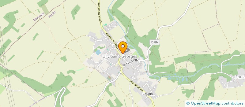 localisation de l'entreprise SCI SALINOTE  ULLY-SAINT-GEORGES