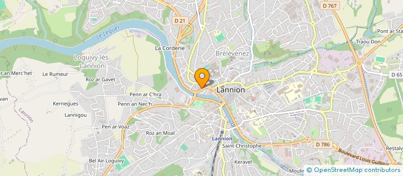 localisation de l'entreprise SCI SALIOU  ROSPEZ