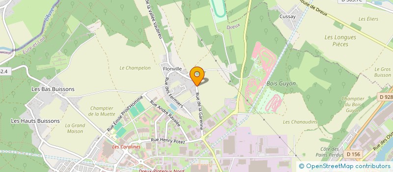 localisation de l'entreprise SCI SALIRON à DREUX