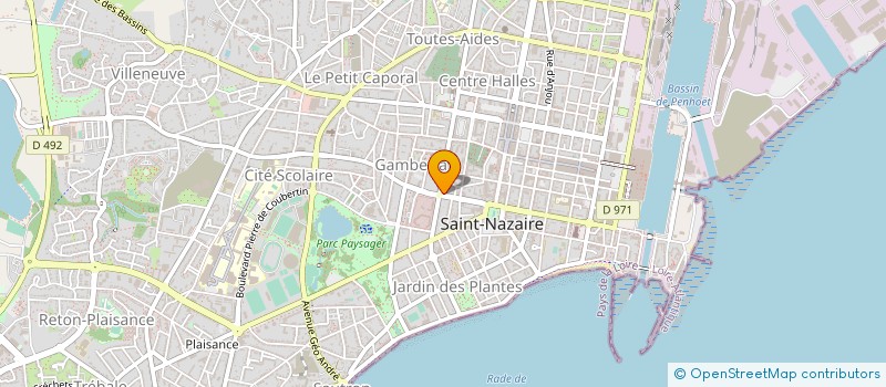 localisation de l'entreprise SCI SALISBURY  SAINT-NAZAIRE