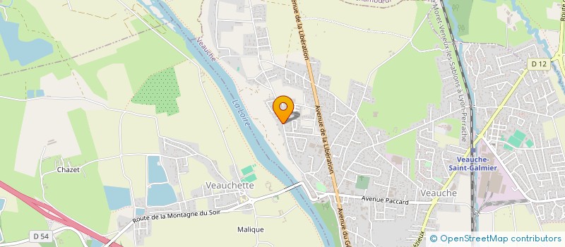 localisation de l'entreprise SCI SALISHAN IMMO  VEAUCHE