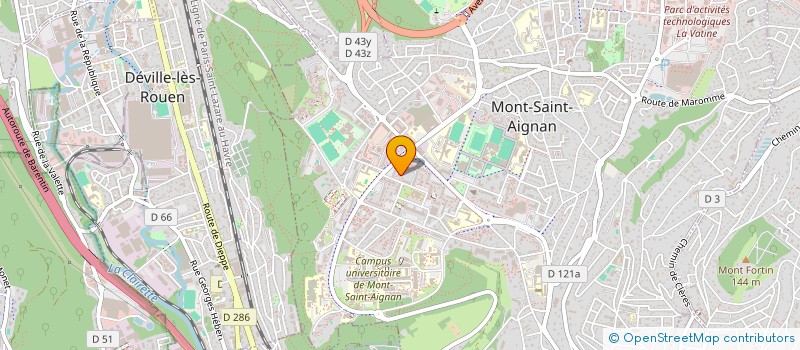 localisation de l'entreprise SCI SALLE à MONT-SAINT-AIGNAN