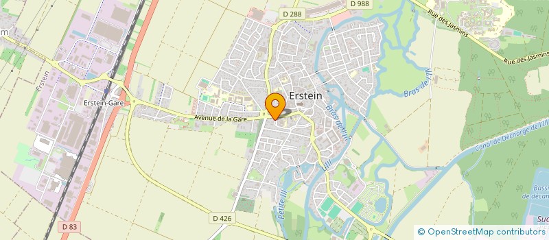 localisation de l'entreprise SCI SALLE MOZART  GERSTHEIM