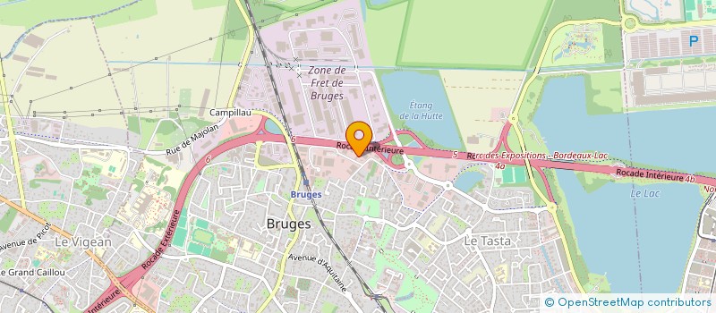 localisation de l'entreprise SCI SALLEE CIRKIN  BRUGES